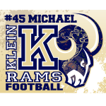 White Rams Personalized Yardsign