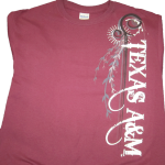 Maroon Texas A&M Side Print