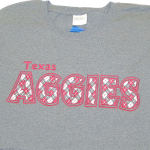 Sport Grey Texas Aggies Plaid - Embroidery