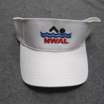 White NWAL Offical White Visor