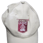 Beige Structured Aggie Band Beige Baseball Cap
