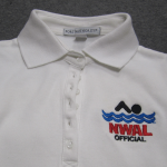 White NWAL Ladies 100% Cotton Polo